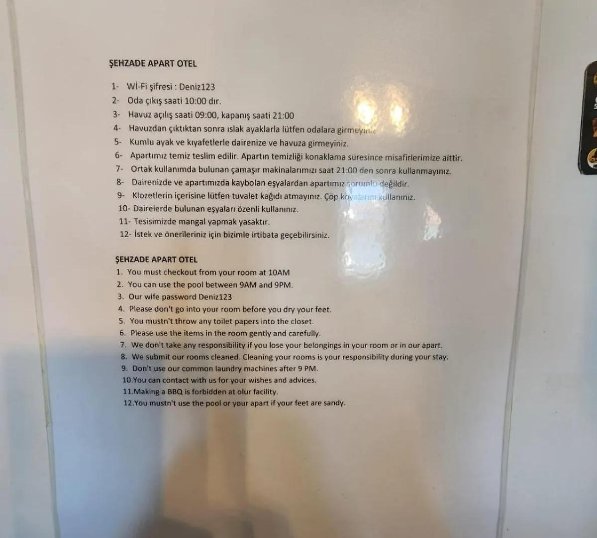 Şehzade Apart Otel Fethiye Aparthotel